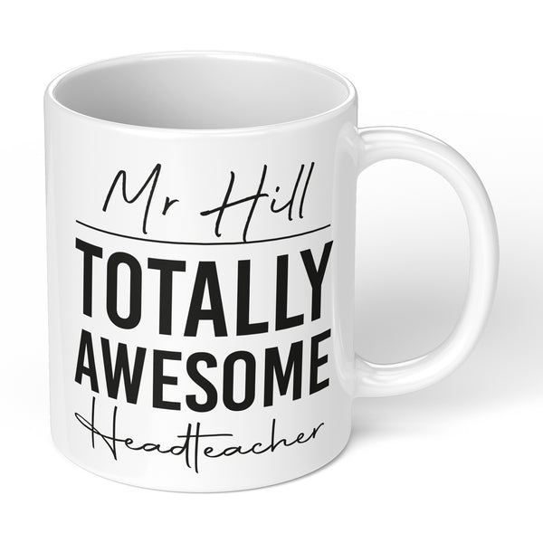 Personalised Thank You Mug Gift For Teacher With Awesome Teacher Design