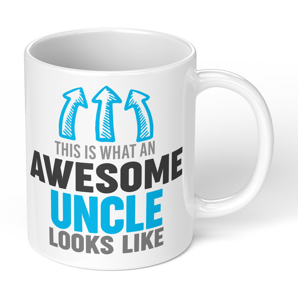 Personalised Mug For Uncle For Fathers Day With Awesome Uncle Design