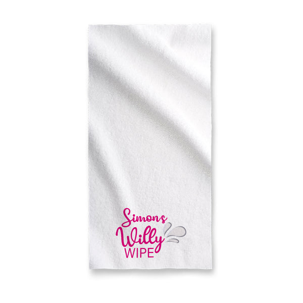 Personalised Towel With Funny Adult Design Face Cloth After S*x Wipe Gift