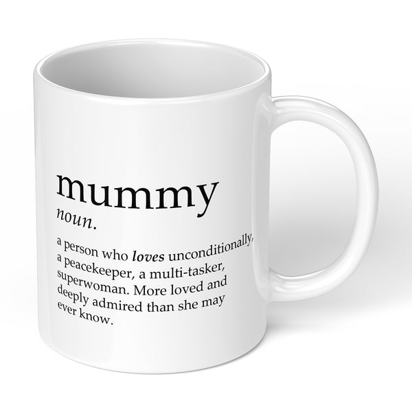 Mothers Day Mug For Mum Mummy Auntie Granny Nanny With Phrase Defination