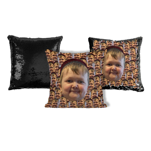 Ultimate Hasbulla Sequin Pillow With Funny Faces For Christmas Gifts Or Birthday Gifts