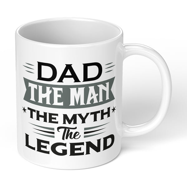 Mug For Fathers Day With The Man The Myth The Legend Design Perfect For Fathers Gift