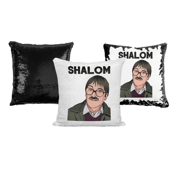 Friday Night Jim Shalom Funny Movie Sequin Pillow For Movie Fans (With Insert Stuffing)