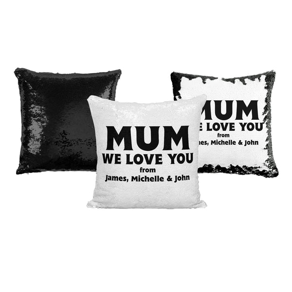 Sequin Pillow For Mum Grandma Auntie Nanny