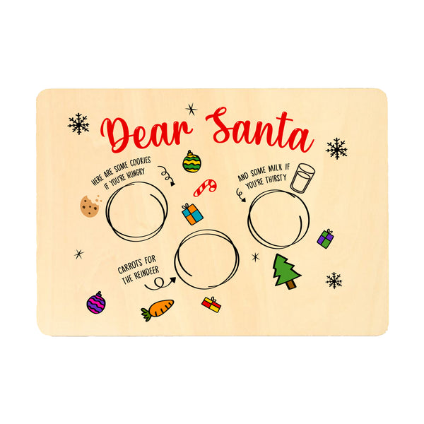 Personalised Christmas Placemats for Kids and Children Perfect for Christmas Evening