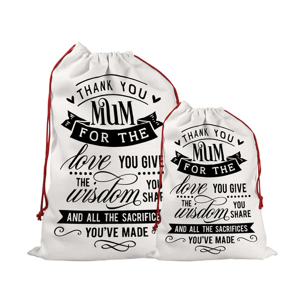 Mothers Day Santa Sack Gift For Mother Mum Auntie Grandma Nanny